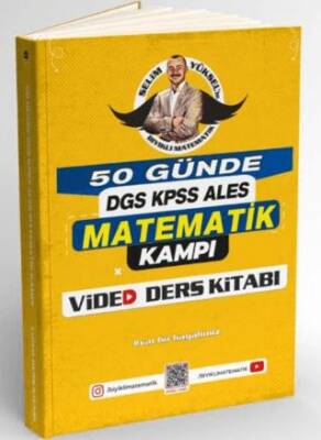 Paraf Akademi 50 Günde DGS - KPSS - ALES Matematik Kampı Video Ders Kitabı - 1