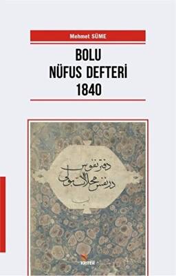 Bolu Nüfus Defteri 1840 - 1