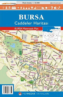 Bursa Caddeler Haritası - 1