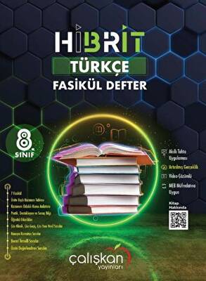 Çalışkan Yayınları 8. Sınıf Hibrit Türkçe Fasikül Defter - 1
