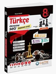 Çanta Yayınları 8. Sınıf Türkçe Kazanım Sıralı Deneme Seti - 1