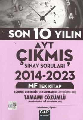 Çap Yayınları AYT MF Son 10 Yılın Çıkmış Soruları - 1