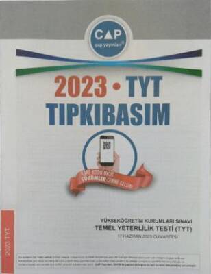 Çap Yayınları TYT Tıpkı Basım 2023 - 1