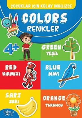Çocuklar İçin Kolay İngilizce - Colors Renkler - 1