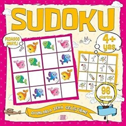 Çocuklar İçin Sudoku Çıkartmalı 4+ Yaş - 1