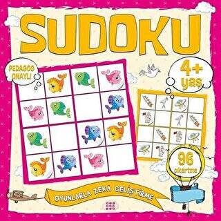 Çocuklar İçin Sudoku Çıkartmalı 4+ Yaş - 1
