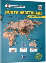 KR Akademi Yayınları Coğrafyanın Kodları Dünya Haritaları Çalışma Defteri - Genişletilmiş Yeni Baskı - 1