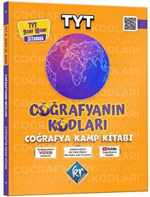 KR Akademi Yayınları Coğrafyanın Kodları TYT Coğrafya 9. Sınıf 10. Sınıf Kamp Kitabı - 1