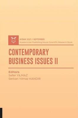 Contemporary Business Issues II AYBAK 2021 Eylül - 1