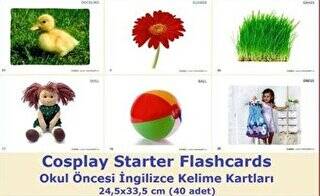 Cosplay Starter Flashcards - Okul Öncesi İngilizce Kelime Kartları 40 Adet - 1