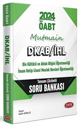 Data Yayınları 2024 ÖABT Mutmain DKAB-İHL Tamamı Çözümlü Soru Bankası - 1