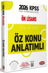 Data Yayınları KPSS Önlisans Tek Kitap Öz Anlatımlı Konu Anlatımlı - 1
