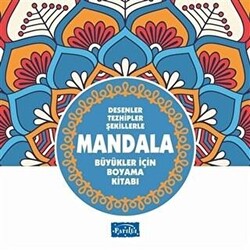 Desenler Tezhipler Şekillerle Mandala - Mavi Kitap - 1