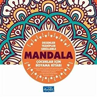 Desenler Tezhipler Şekillerle Mandala - Turuncu Kitap - 1