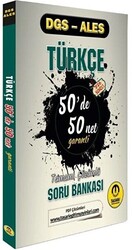 Tasarı Yayıncılık DGS ALES Türkçe 50 de 50 Net Garanti Soru Bankası Video Çözümlü Tasarı Yayınları - 1