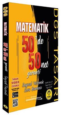 Tasarı Yayıncılık DGS Matematik 50`de 50 Net Garanti Soru Bankası - 1