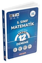 Dinamo Yayınları 5. Sınıf Matematik 12 Li Sarmal Deneme - 1