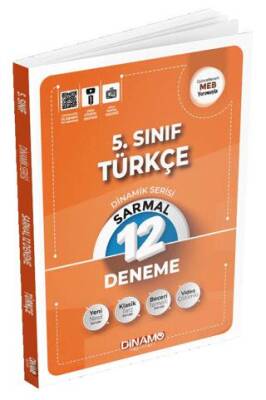 Dinamo Yayınları 5. Sınıf Türkçe 12 Li Sarmal Deneme - 1