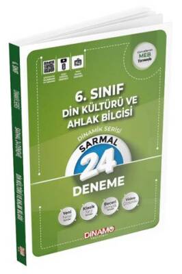 Dinamo Yayınları 6. Sınıf Din Kültürü ve Ahlak Bilgisi 24`lü Sarmal Deneme - 1