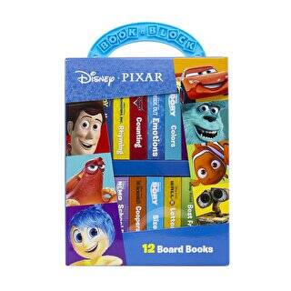 Disney Pixar Toy Story, Cars, Finding Nemo, and More! - My First Library 12 Board Book Block Set - 1