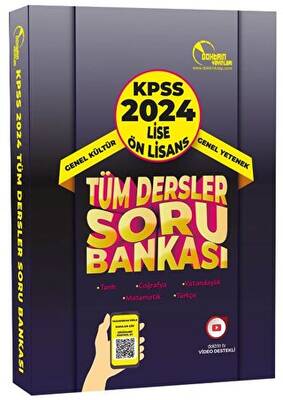 Doktrin Yayınları 2024 KPSS Lise Ön Lisans Tüm Dersler Tek Kitap Soru Bankası - 1