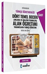 Edebiyat TV Yayınları ÖABT Türkçe Mihmandar Dört Temel Beceri Alan Öğretimi Konu Anlatımı - 1