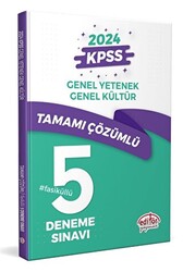 Editör Yayınevi KPSS GYGK Tamamı Çözümlü 5 Fasikül Deneme Sınavı - 1