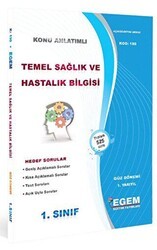 Egem Eğitim Yayınları Temel Sağlık ve Hastalık Bilgisi Konu Anlatımlı Soru Bankası - Güz Dönemi 1. Yarıyıl 190 - Egem Eğitim Yayınları