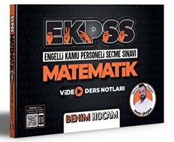 Benim Hocam Yayınları EKPSS Matematik Video Ders Notları - 1