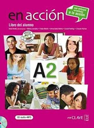 En Accion A2 Libro del Alumno Ders Kitabı +Audio Descargable İspanyolca Orta-Alt Seviye - 1