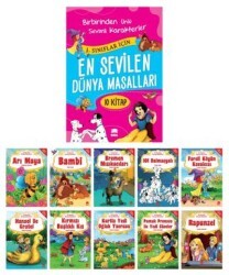 En Sevilen Dünya Masalları - 10 Kitap Takım Büyük Boy - Ema Çocuk