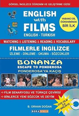 English with Films Bonanza - Escape to Panderosa DVD Film İle Birlikte - 1