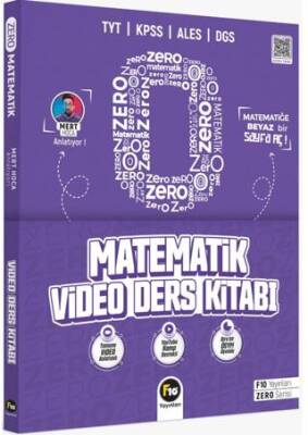 F10 Yayınları Mert Hoca Zero Serisi Matematik Video Ders Kitabı - 1