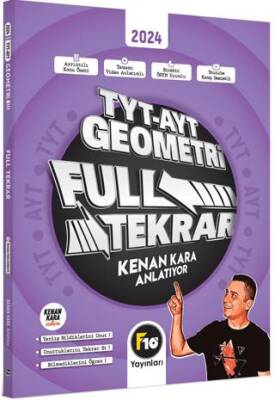 F10 Yayınları TYT-AYT Geometri Full Tekrar Video Ders Kitabı - 1
