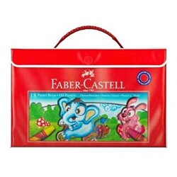 Faber-Castell Çantalı Pastel Boya 18 Renk - 1