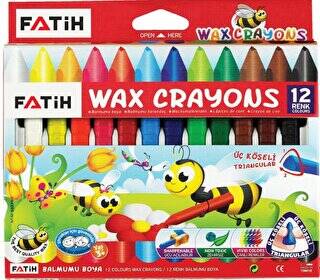 Fatih Wax Crayon Mum Boya 12 Renk - 1