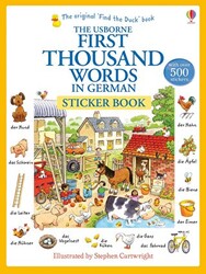 First Thousand Words in German Sticker Book - 1
