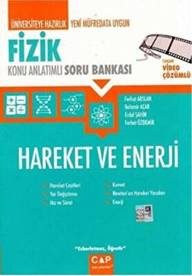 Çap Yayınları Fizik Hareket ve Enerji Konu Anlatımlı Soru Bankası - 1