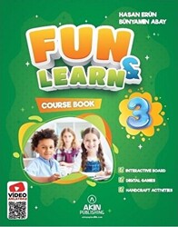 Akın Dil Eğitim Fun and Learn 3 Course Book, Activity Book, Fun Magazine - 1