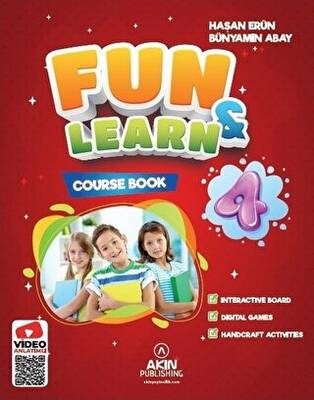 Akın Dil Eğitim Fun and Learn 4 Course Book, Activity Book, Fun Magazine - 1