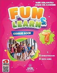 Akın Dil Eğitim Fun and Learn 7 Course Book, Test Book - 1