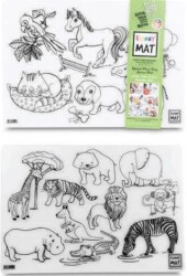 Funny Mat Evcil Hayvanlar ve Vahşi Hayvanlar İkili Set - 1
