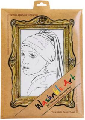 Funny Mat Washable Art - Johannes Vermeer Girl with a Pearl Earring - 1