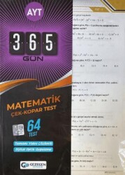 Gezegen Yayıncılık AYT 365 Gün Matematik 64 Yaprak Test - 1