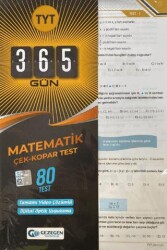 Gezegen Yayıncılık TYT 365 Gün Matematik 80 Yaprak Test - 1