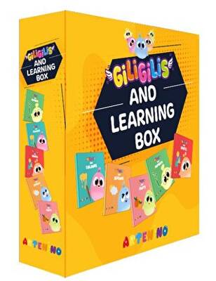 Giligilis and Learning Box - İngilizce Eğitici Mini Karton Kitap Serisi - 1