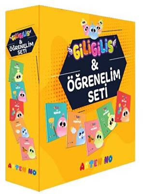 Giligilis ile Öğrenelim Seti - Eğitici Mini Karton Kitap Serisi - 1