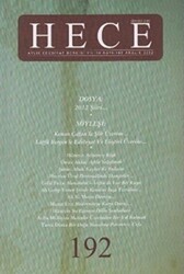 Hece Aylık Edebiyat Dergisi Sayı: 192 - 1