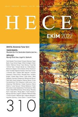 Hece Aylık Edebiyat Dergisi Sayı: 310 Ekim 2022 - 1