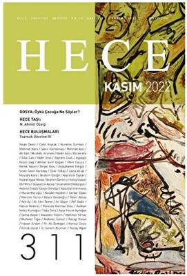 Hece Aylık Edebiyat Dergisi Sayı: 311 Kasım 2022 - 1